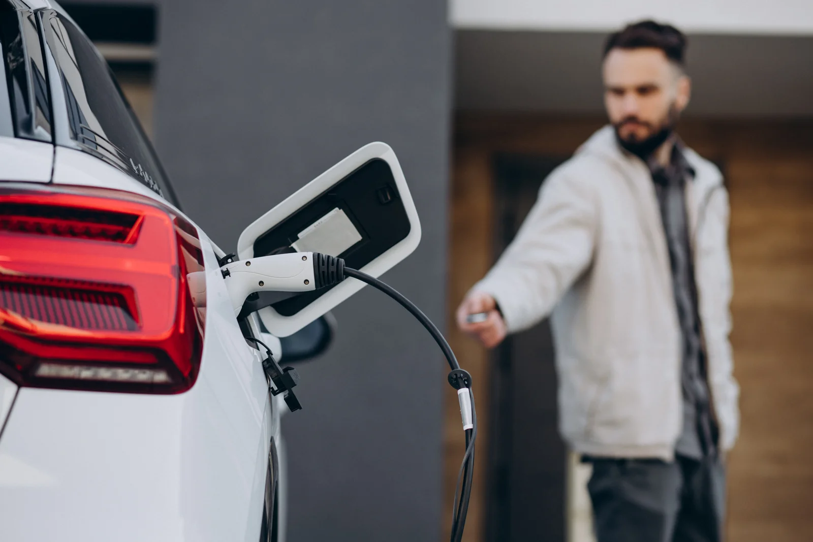Carregador para veículo elétrico em residência
